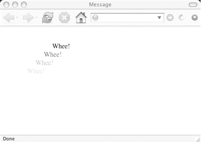 Example of JavaScript slideshow.